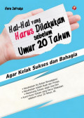 Hal-Hal yang Harus Dilakukan Sebelum Umur 20 Tahun