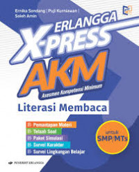 Erlangga fokus AKM SMP/MTs : Literasi membaca